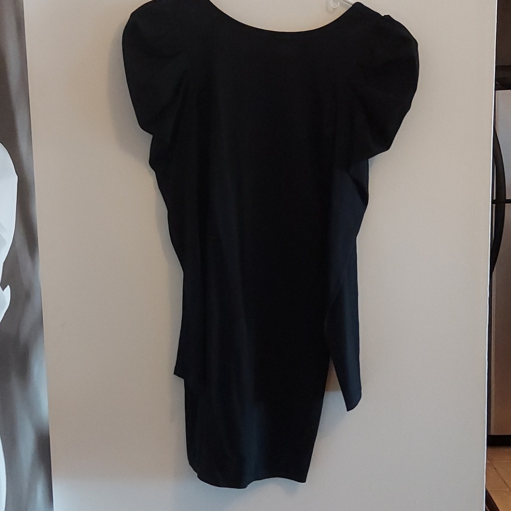 Dress with Puff Sleeves